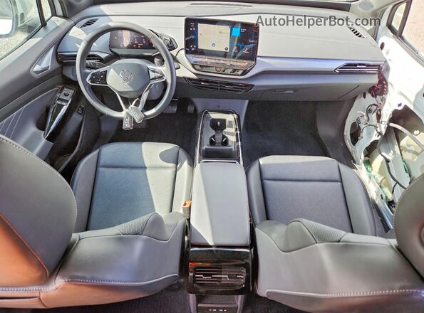 1V25MPE80RC017408 2024 VOLKSWAGEN ID.4 White წინა პანელის ხედი
