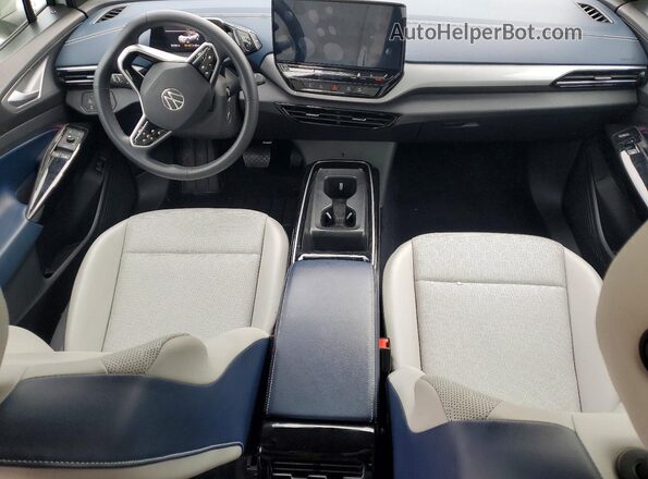 1V25MPE84RC009134 2024 VOLKSWAGEN ID.4 White Widok deski rozdzielczej