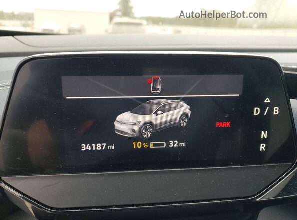 1V25MPE84RC009134 2024 VOLKSWAGEN ID.4 White Widok zestawu wskaźników