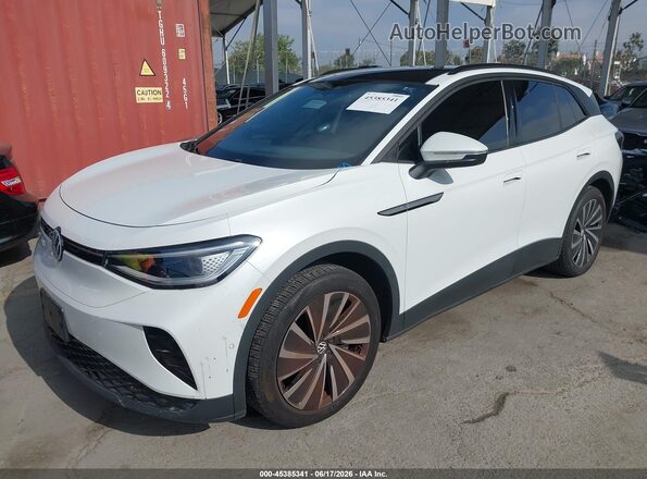 1V25MPE84RC017847 2024 VOLKSWAGEN ID.4 White Vista tres cuartos delantera izquierda
