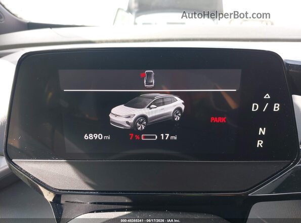 1V25MPE84RC017847 2024 VOLKSWAGEN ID.4 White Vista de los asientos traseros