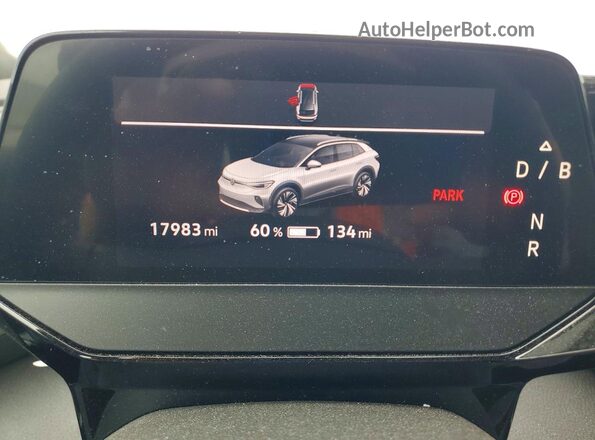 1V25MPE85PC030426 2023 VOLKSWAGEN ID.4 White Instrument cluster view