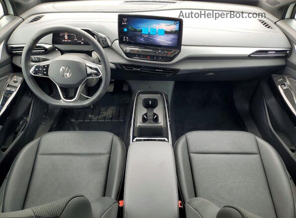 1V25MPE85PC030426 2023 VOLKSWAGEN ID.4 White Dashboard view
