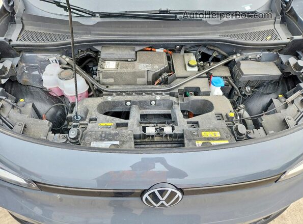 1V25MPE86PC015370 2023 VOLKSWAGEN ID.4 Gray Вид підкапотного простору