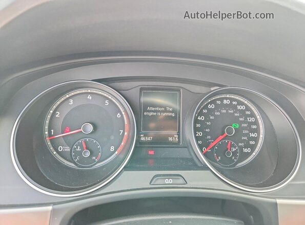1V26E2CA5LC225186 2020 VOLKSWAGEN ATLAS Gray Instrument cluster view