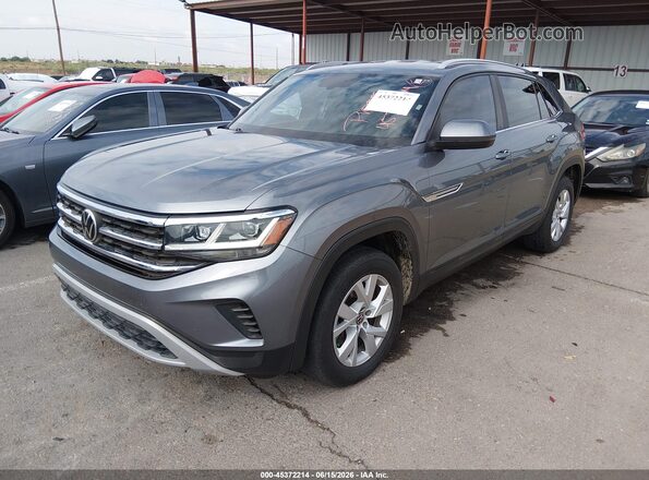 1V2AC2CAXMC211575 2021 VOLKSWAGEN ATLAS Gray Vista tres cuartos delantera izquierda