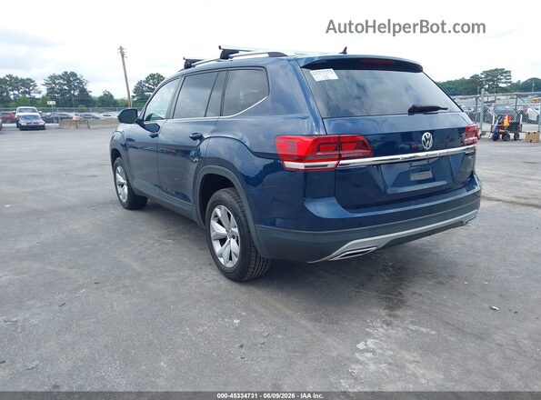 1V2AP2CA0JC595723 2018 VOLKSWAGEN ATLAS Blue Trasero izquierdo
