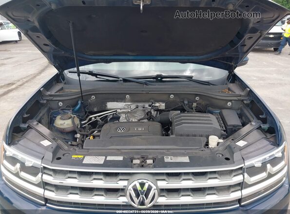 1V2AP2CA0JC595723 2018 VOLKSWAGEN ATLAS Blue Vista trasera