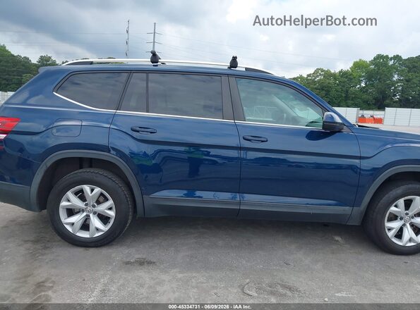 1V2AP2CA0JC595723 2018 VOLKSWAGEN ATLAS Blue Vista interior trasera