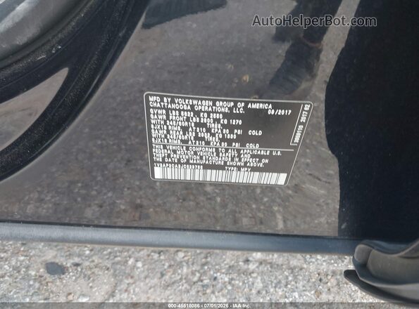 1V2AP2CA2JC529755 2018 VOLKSWAGEN ATLAS Black Вид підкапотного простору