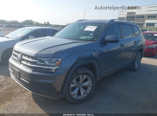 1V2AP2CA2KC604889 2019 VOLKSWAGEN ATLAS Gray წინა მარცხენა ხედი სამი მეოთხედიდან