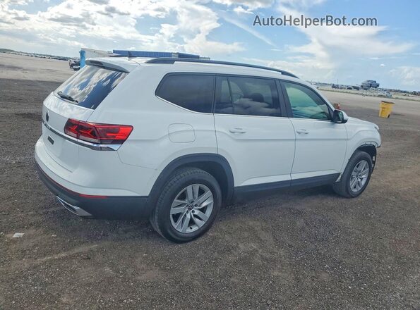 1V2AP2CA7MC544580 2021 VOLKSWAGEN ATLAS White Задня права чверть