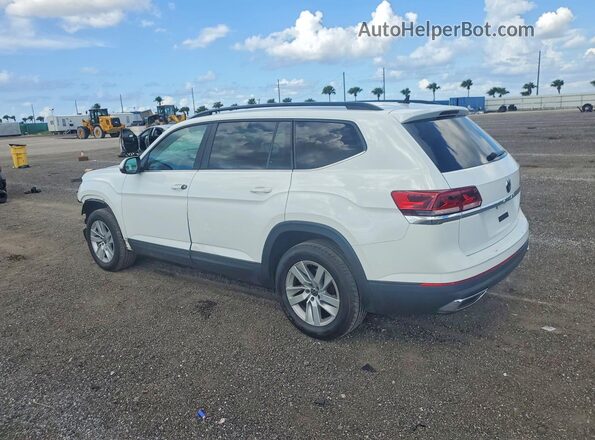 1V2AP2CA7MC544580 2021 VOLKSWAGEN ATLAS White Задня ліва чверть