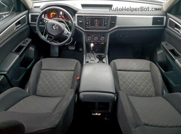 1V2AR2CA0JC549965 2018 VOLKSWAGEN ATLAS Silver წინა პანელის ხედი