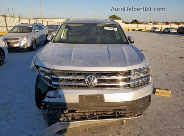 1V2AR2CA0JC549965 2018 VOLKSWAGEN ATLAS Silver წინა ხედი