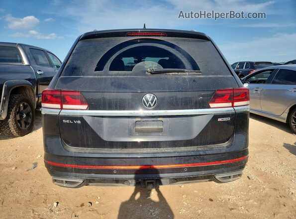 1V2AR2CA1NC509710 2022 VOLKSWAGEN ATLAS Black Widok z tyłu