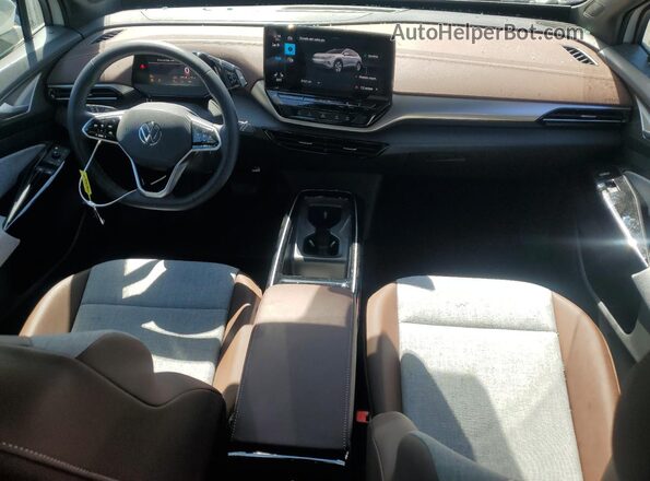 1V2BMPE81PC057867 2023 VOLKSWAGEN ID.4 White წინა პანელის ხედი