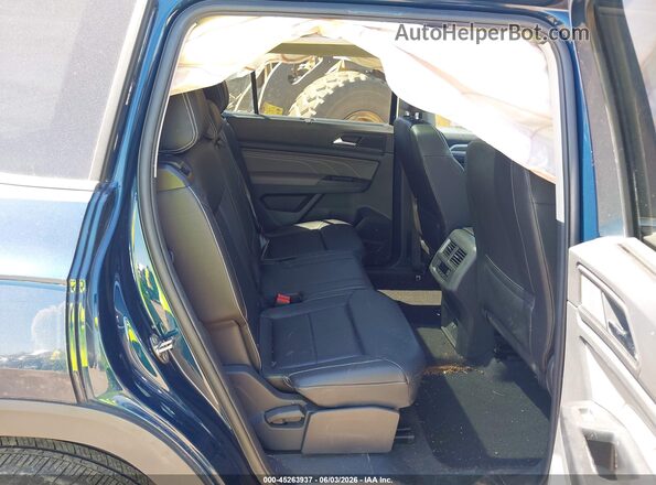 1V2BP2CA4MC537090 2021 VOLKSWAGEN ATLAS Blue Widok naklejki z numerem VIN