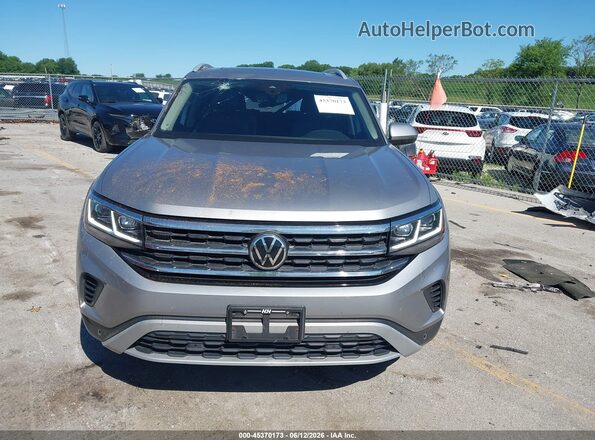 1V2BP2CAXMC542990 2021 VOLKSWAGEN ATLAS Silver Vista del cuadro de instrumentos