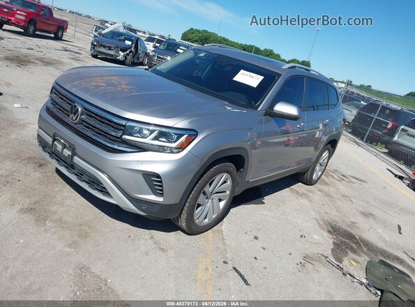 1V2BP2CAXMC542990 2021 VOLKSWAGEN ATLAS Silver Vista tres cuartos delantera izquierda