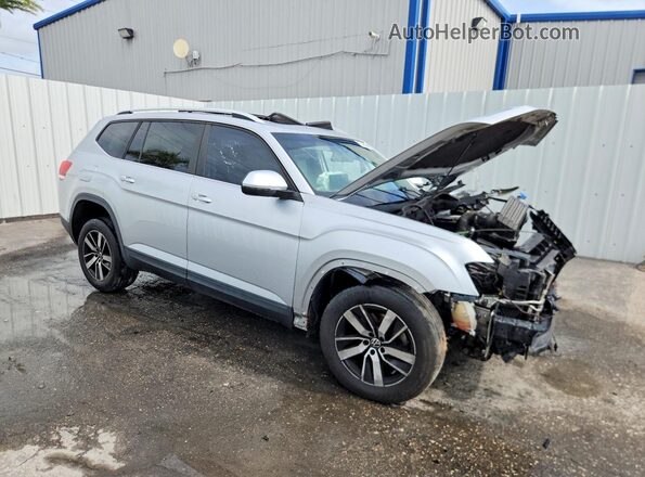 1V2BR2CA6JC500287 2018 VOLKSWAGEN ATLAS Серебряный Передняя правая четверть