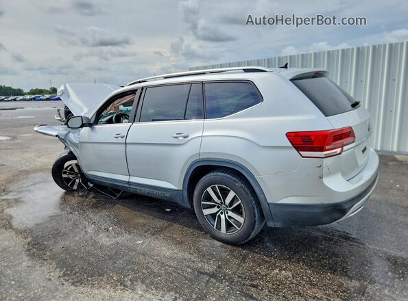 1V2BR2CA6JC500287 2018 VOLKSWAGEN ATLAS Серебряный Задняя левая четверть