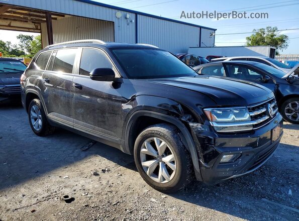 1V2CP2CA1JC594640 2018 VOLKSWAGEN ATLAS Black Передня права чверть