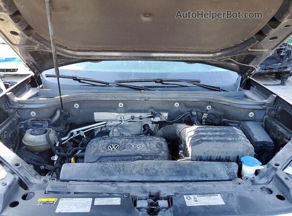 1V2CP2CA1JC594640 2018 VOLKSWAGEN ATLAS Black Вид підкапотного простору