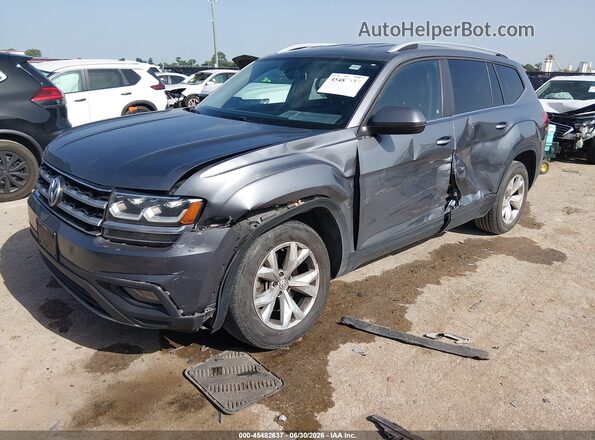 1V2CP2CA8JC599639 2018 VOLKSWAGEN ATLAS Blue Передня ліва чверть