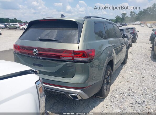 1V2CR2CA2RC574290 2024 VOLKSWAGEN ATLAS Green Trasero derecho