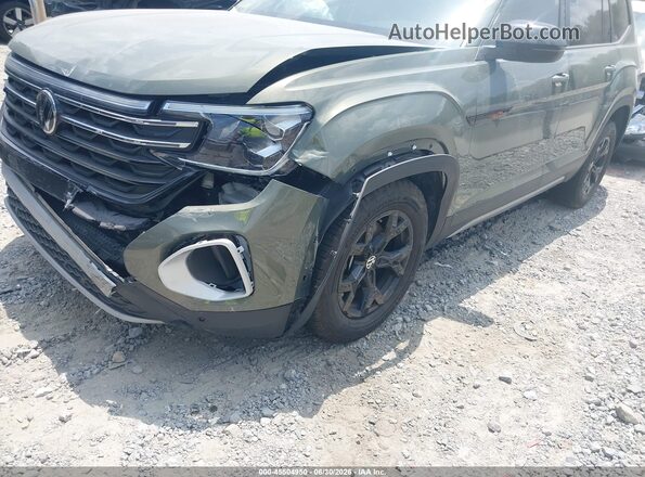 1V2CR2CA2RC574290 2024 VOLKSWAGEN ATLAS Green Vista frontal