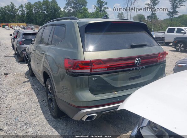 1V2CR2CA2RC574290 2024 VOLKSWAGEN ATLAS Green Trasero izquierdo