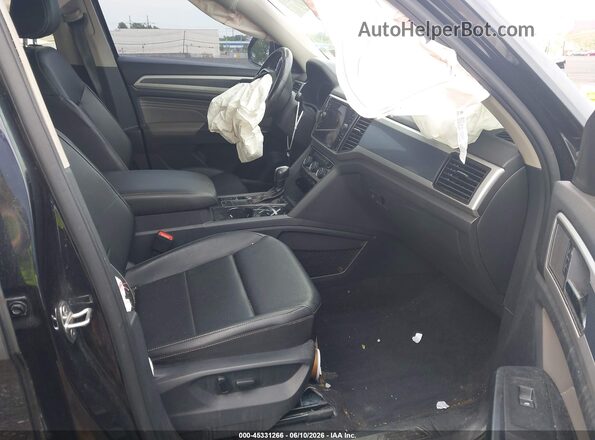 1V2CR2CA4MC567530 2021 VOLKSWAGEN ATLAS Black Front interior view