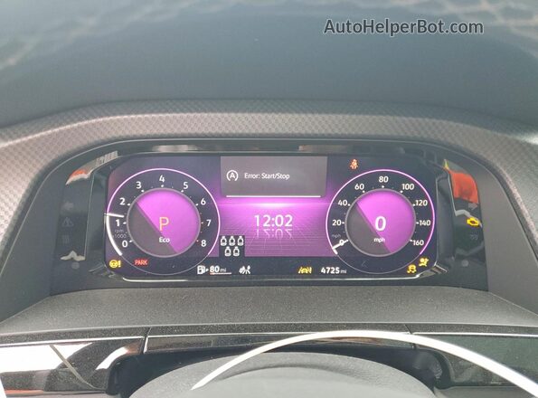 1V2CR2CA5SC550250 2025 VOLKSWAGEN ATLAS White ხელსაწყოთა პანელის ხედი
