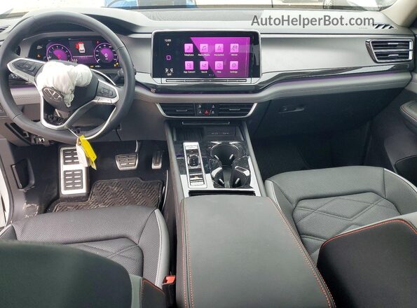 1V2CR2CA5SC550250 2025 VOLKSWAGEN ATLAS White წინა პანელის ხედი