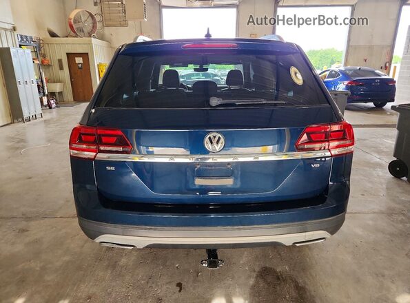 1V2CR2CA8JC579045 2018 VOLKSWAGEN ATLAS Blue Vista trasera
