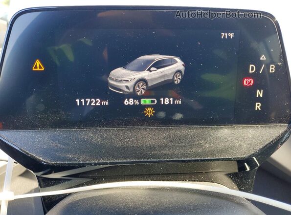 1V2CRPE84SC009455 2025 VOLKSWAGEN ID.4 Gray Instrument cluster view