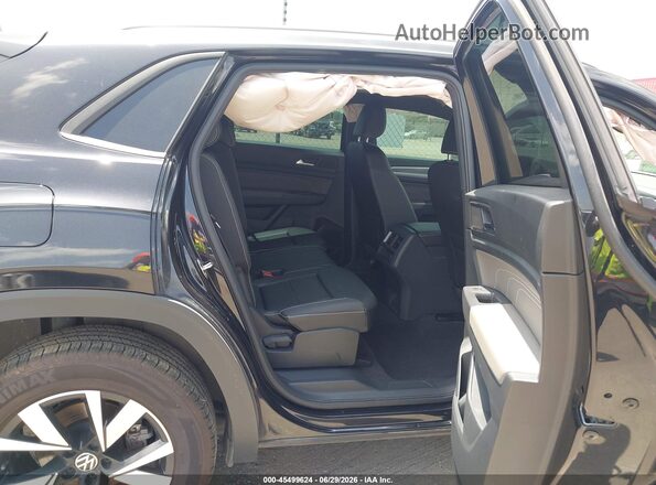1V2DC2CA1PC223695 2023 VOLKSWAGEN ATLAS Black Widok naklejki z numerem VIN