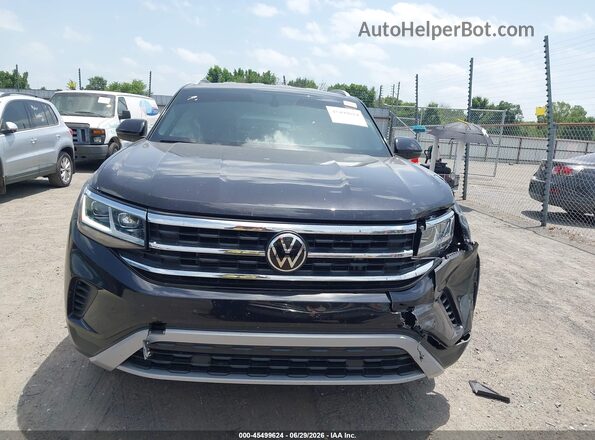 1V2DC2CA1PC223695 2023 VOLKSWAGEN ATLAS Black Widok zestawu wskaźników
