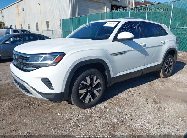 1V2DC2CA6NC210874 2022 VOLKSWAGEN ATLAS Белый Передняя левая четверть
