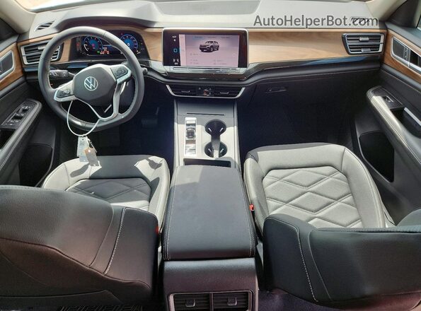 1V2DN2CA6TC511832 2026 VOLKSWAGEN ATLAS White წინა პანელის ხედი