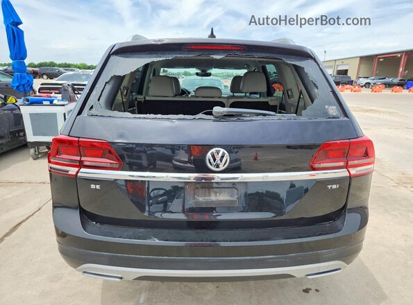 1V2DP2CA1JC598725 2018 VOLKSWAGEN ATLAS Black Հետևի տեսք