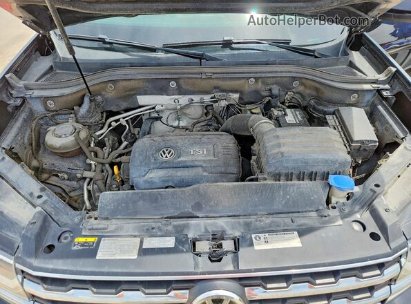 1V2DP2CA1JC598725 2018 VOLKSWAGEN ATLAS Black Շարժիչի բաժամունքի տեսք