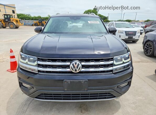 1V2DP2CA1JC598725 2018 VOLKSWAGEN ATLAS Black Դիմացի տեսք