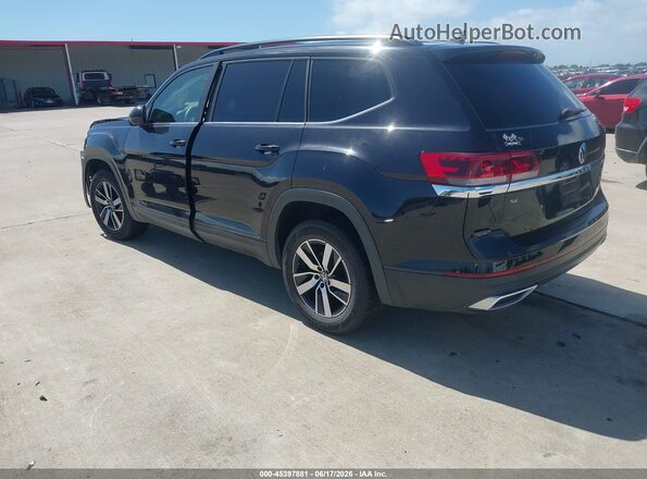 1V2DP2CA2MC598446 2021 VOLKSWAGEN ATLAS Black უკანა მარცხენა