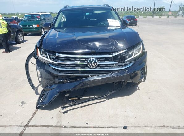 1V2DP2CA2MC598446 2021 VOLKSWAGEN ATLAS Black ხელსაწყოთა პანელის ხედი