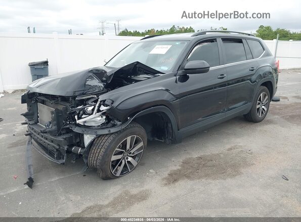 1V2DP2CA2NC553153 2022 VOLKSWAGEN ATLAS Черный Передняя левая четверть