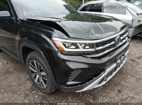 1V2DP2CA3MC524081 2021 VOLKSWAGEN ATLAS Черный Вид спереди