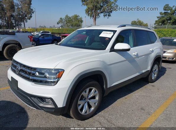 1V2DP2CA6JC599837 2018 VOLKSWAGEN ATLAS White Przód lewy
