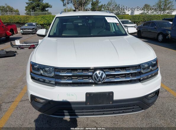 1V2DP2CA6JC599837 2018 VOLKSWAGEN ATLAS White Widok wnętrza z tyłu